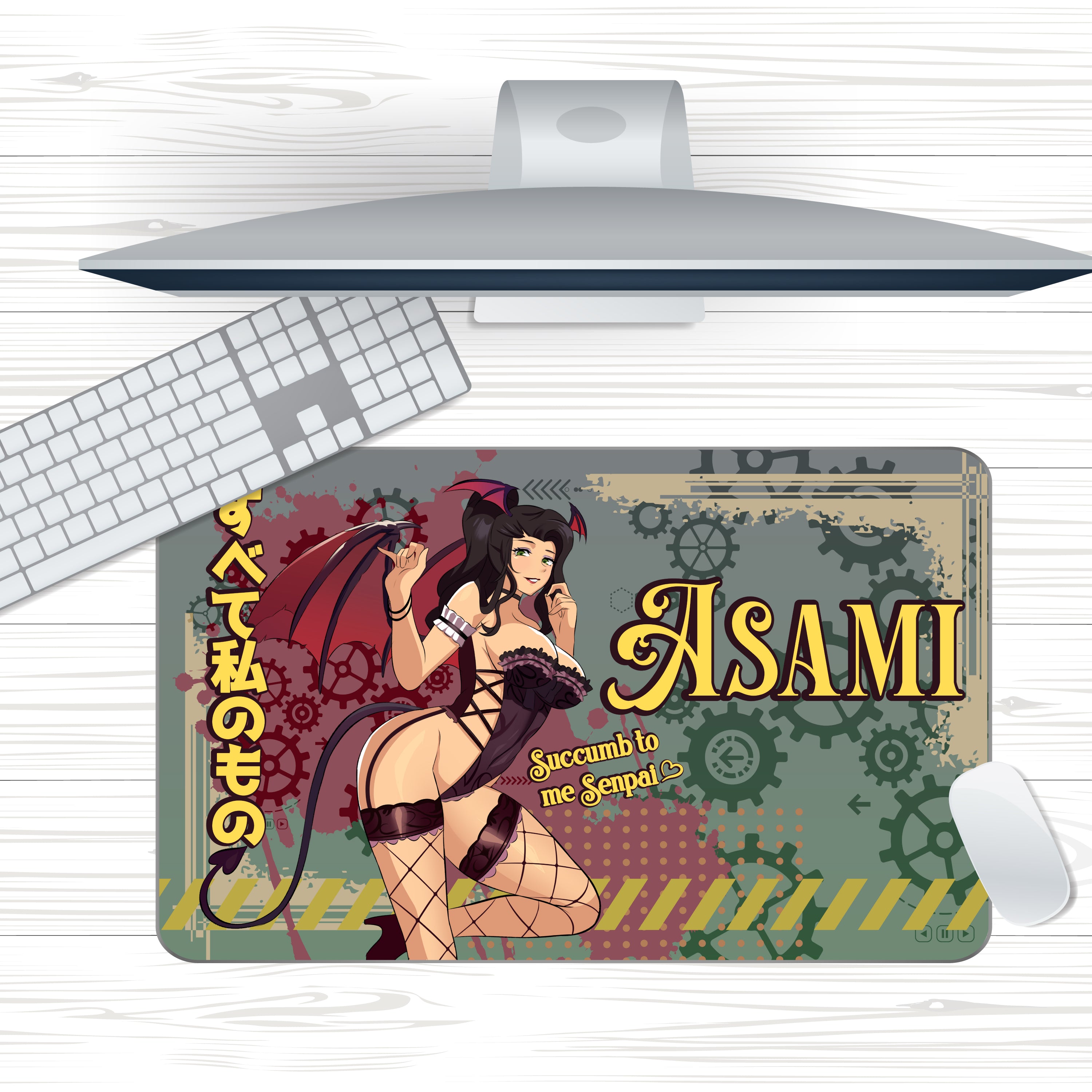 Anime Waifu Asami Mousepad