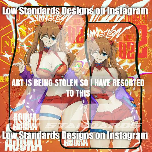 Asuka Langley <3 Car Mats