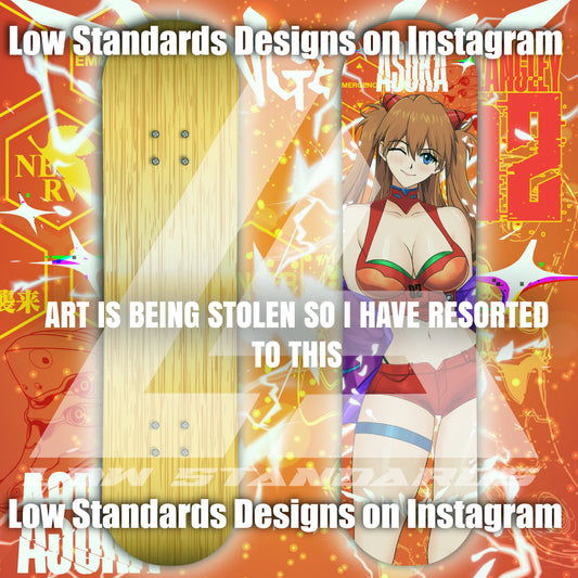 Asuka Langley <3 Skate Deck