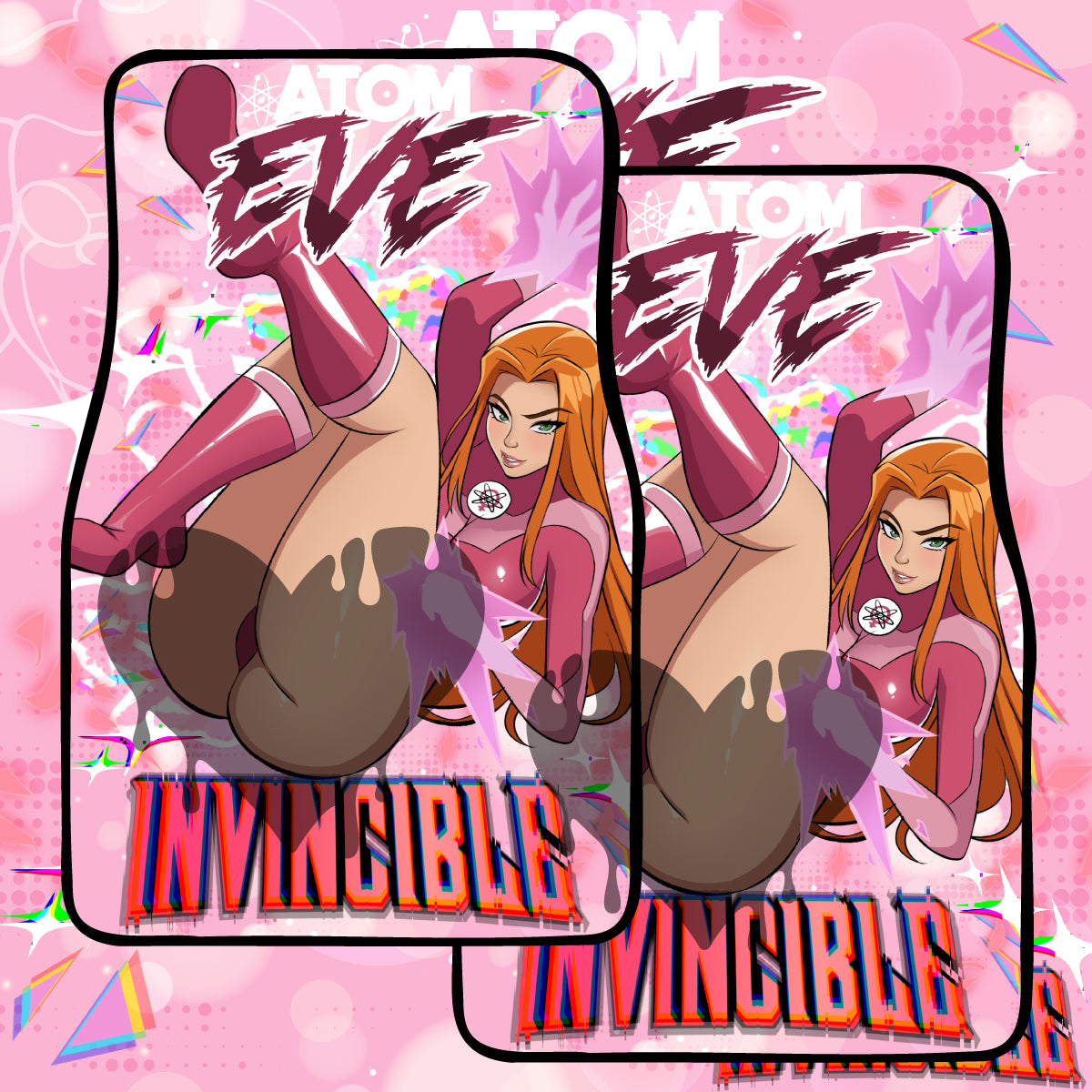 Anime Waifu Car Mats Atom Eve