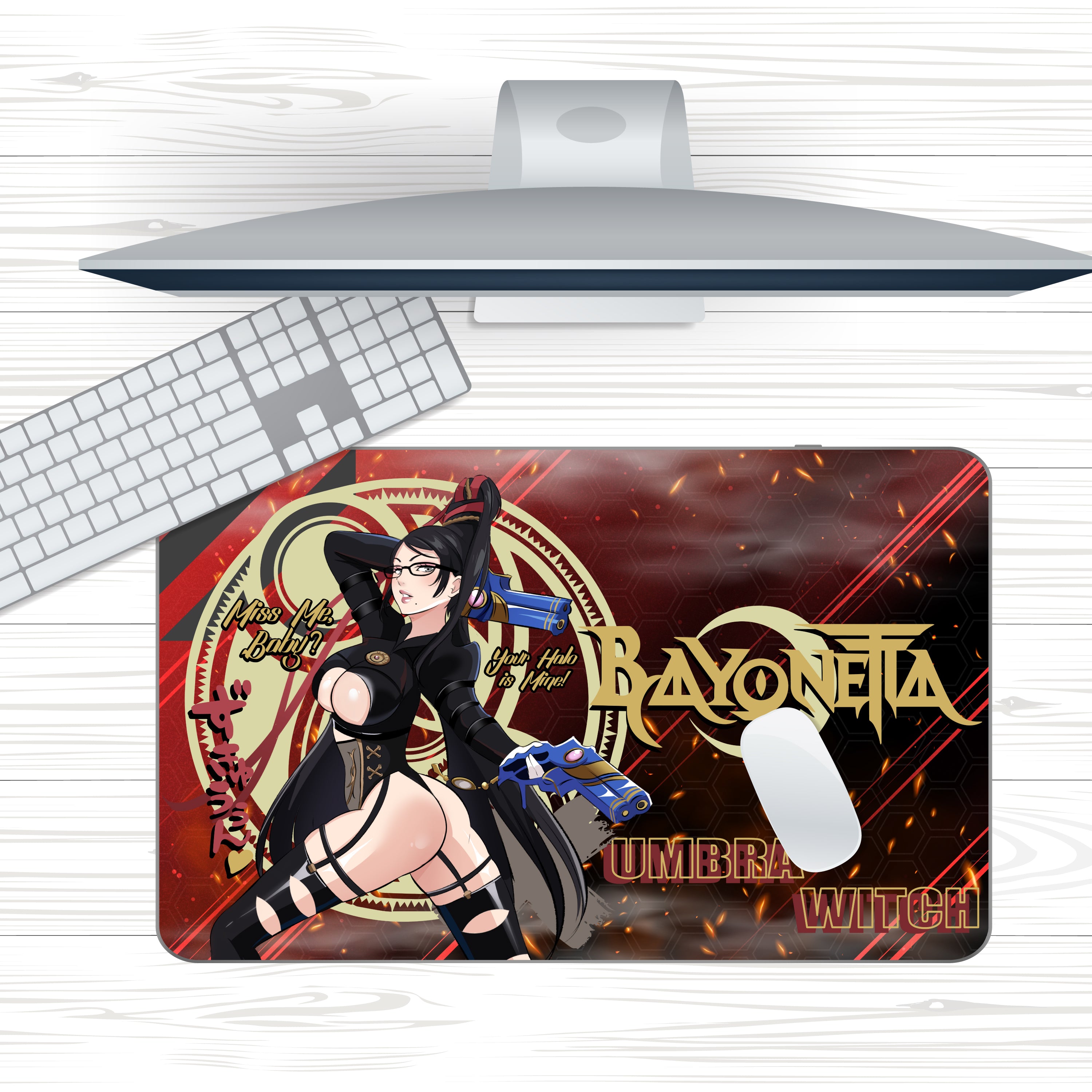 Bayonetta Mousepad Low Standards Designs Bayonetta mousepad low standards designs