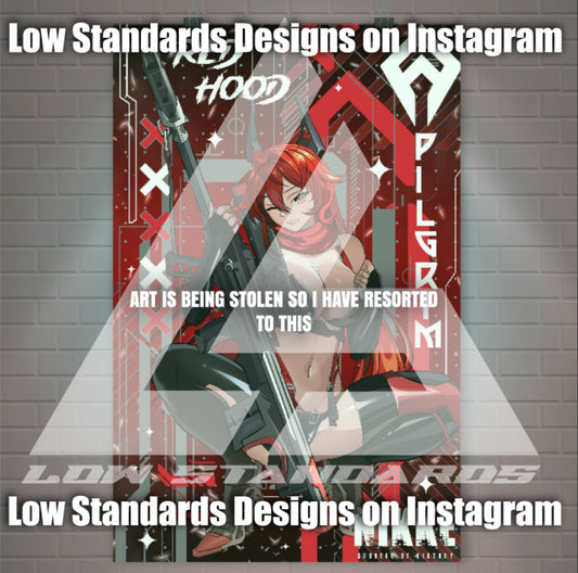 Nikke Red Hood Poster / Wall Banner