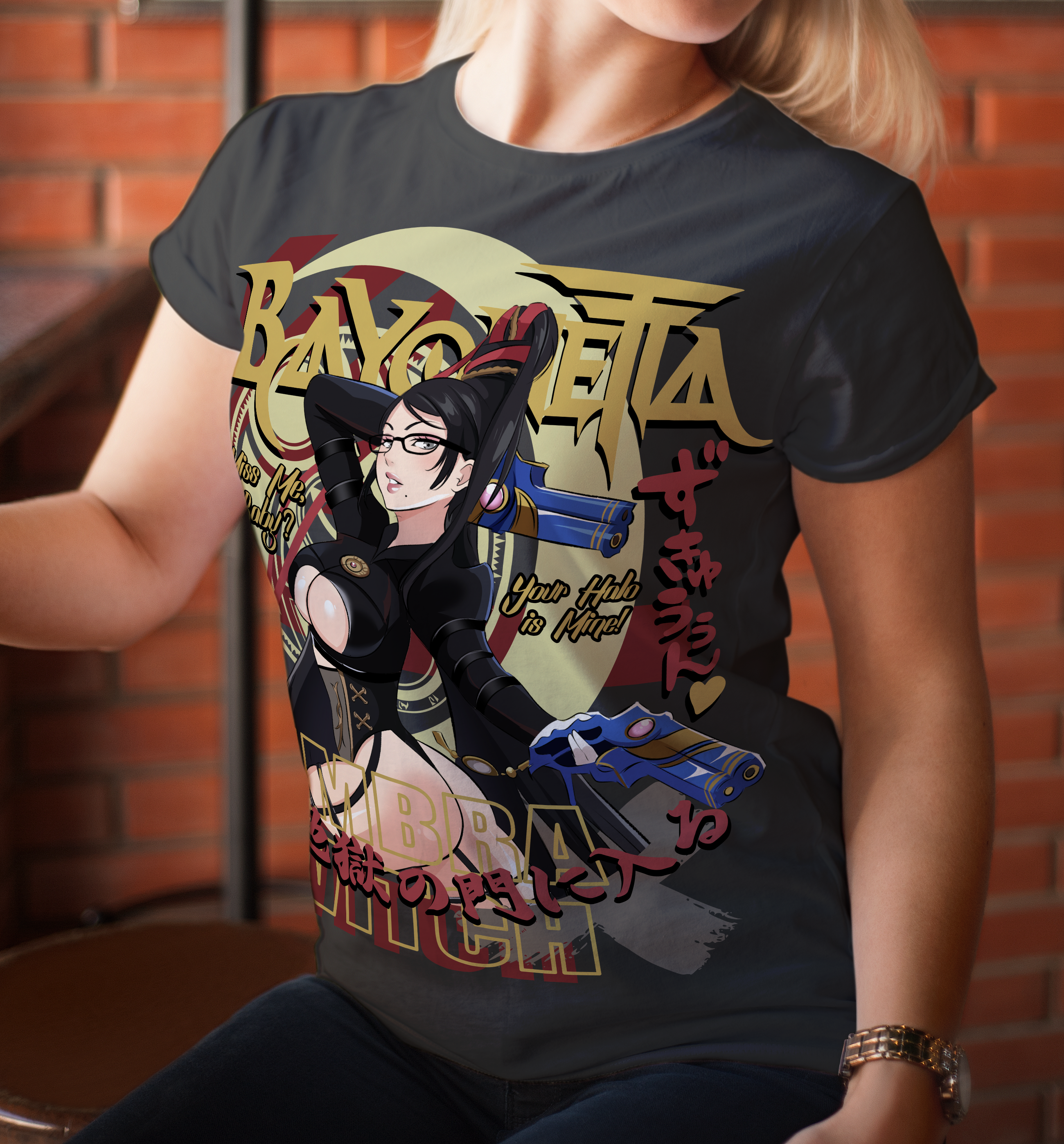 Screen Printed Apparel Bayonetta