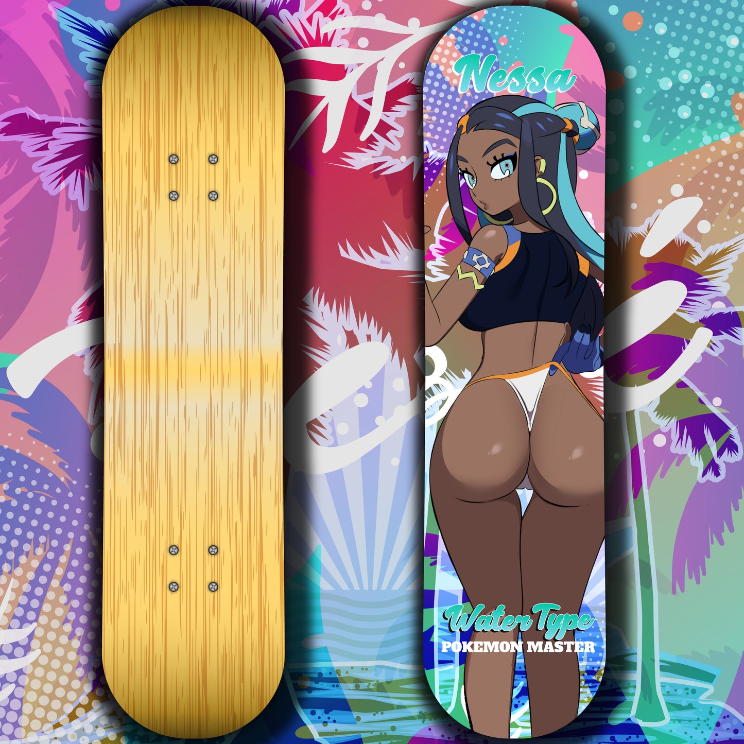 Beach Babe Nessa Skate Deck