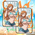 Anime Waifu Car Mats Nami