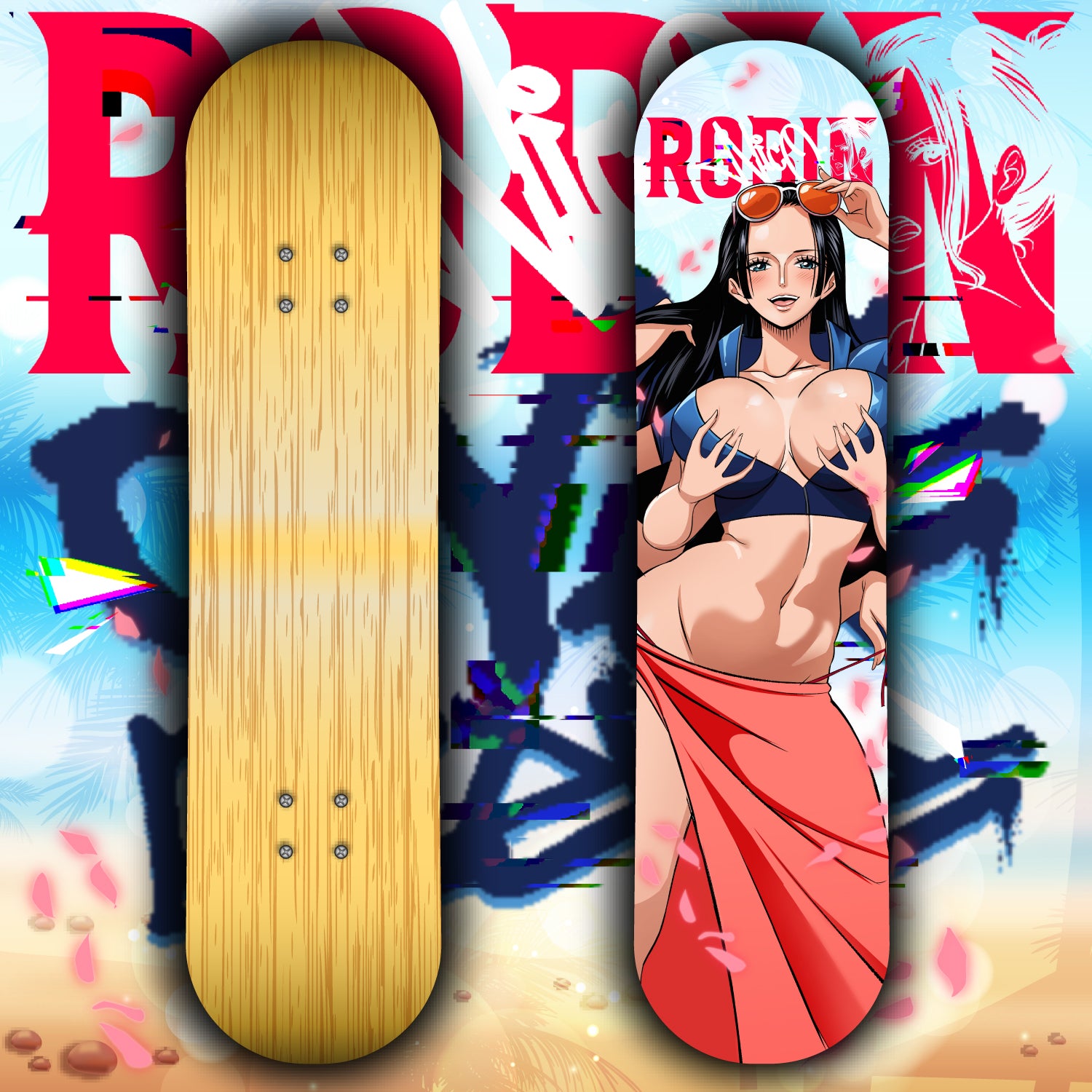 Anime Waifu Skate Deck Nico Robin