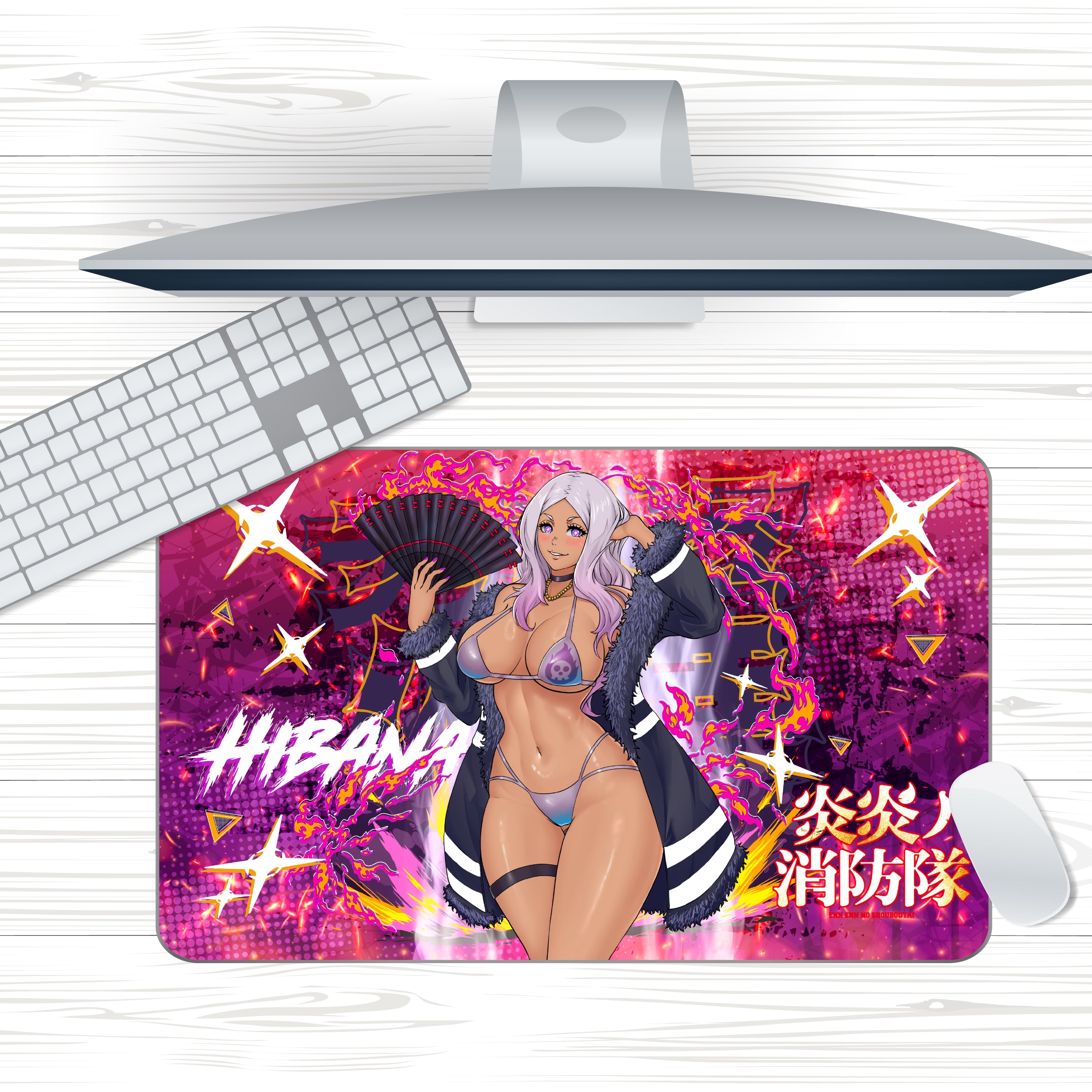 Anime Waifu Hibana Mousepad
