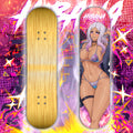 Anime Waifu Skate Deck Hibana