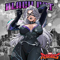 Anime Waifu Black Cat