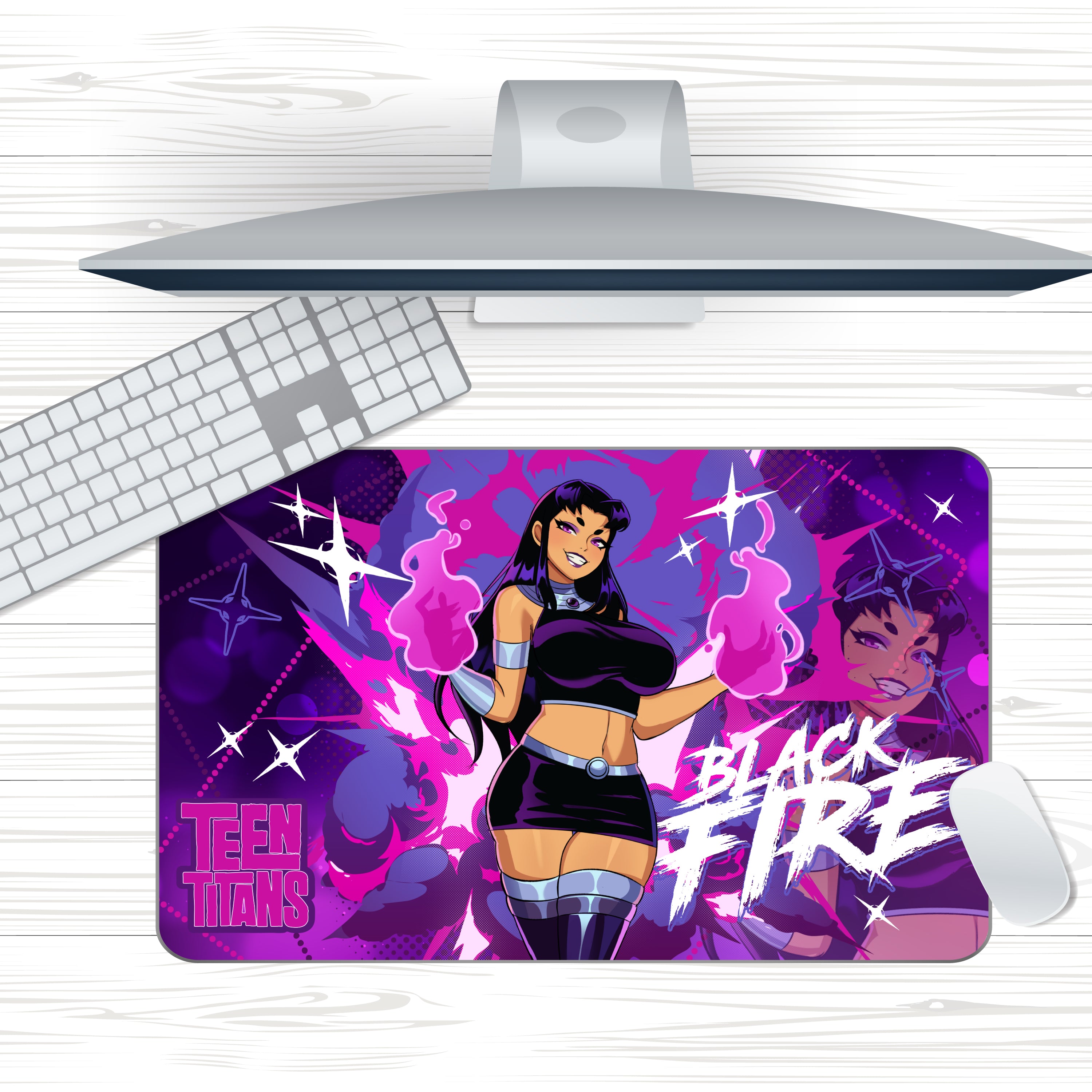 Anime Waifu Blackfire Mousepad