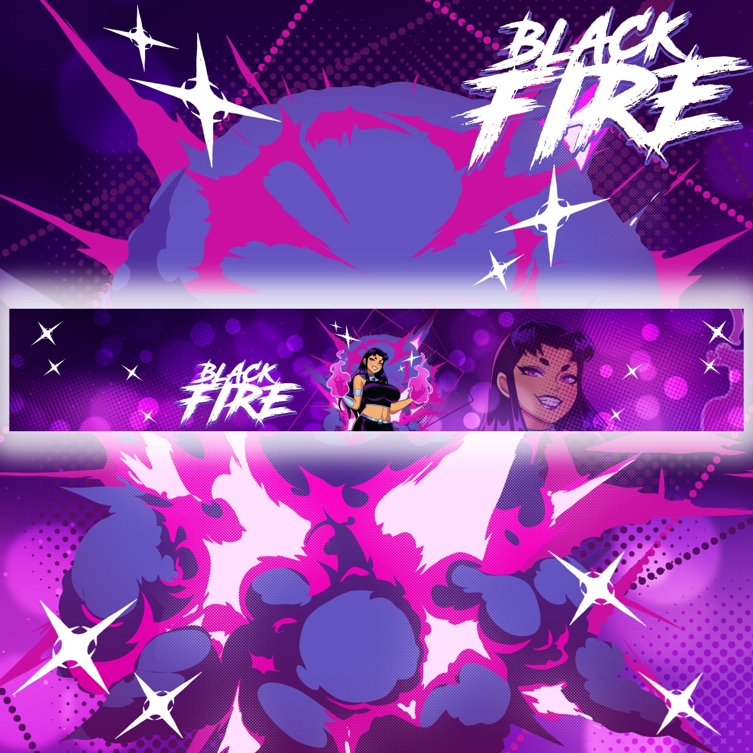 Vehicle Windshield Banner Blackfire