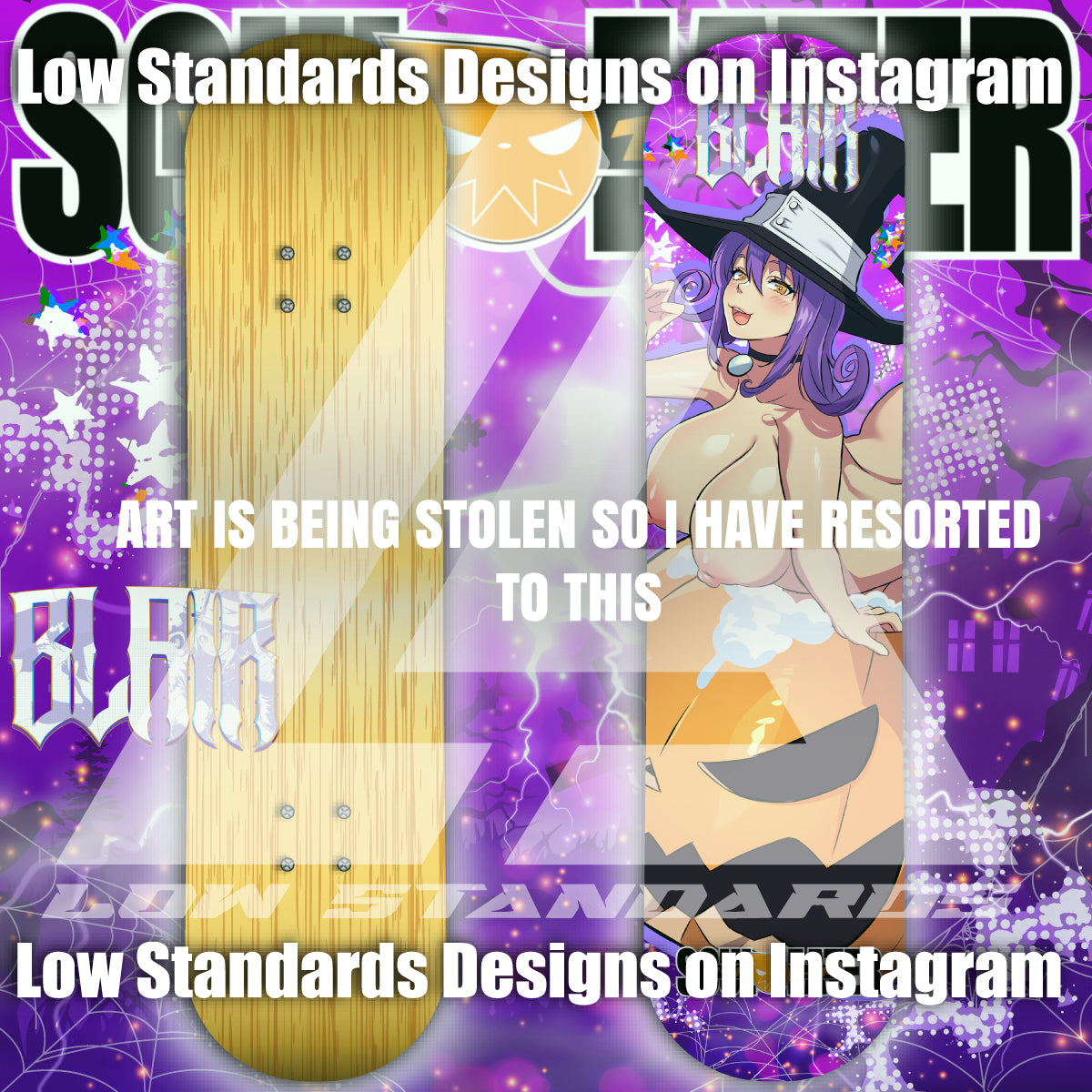 Seductive Blair <3 Skate Deck