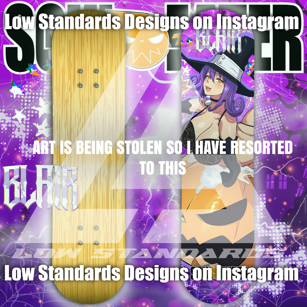 Seductive Blair <3 Skate Deck