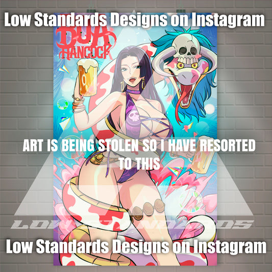 Beach Babe Boa Hancock Poster / Wall Banner