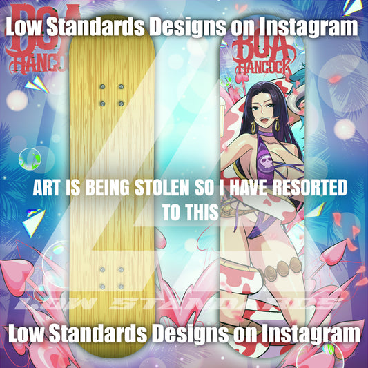 Beach Babe Boa Hancock Skate Deck