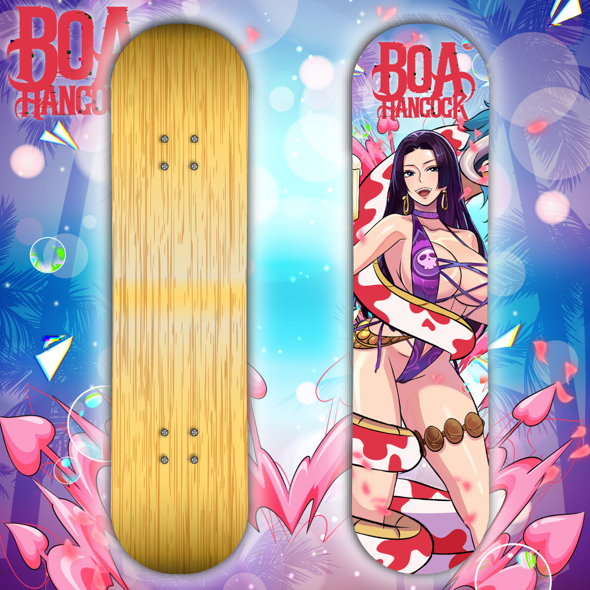 Anime Waifu Skate Deck Boa Hancock