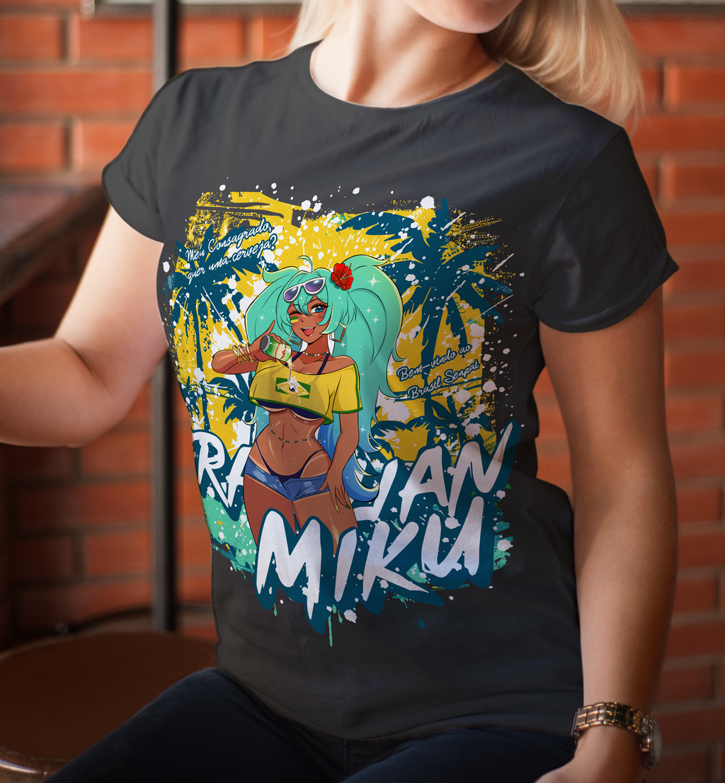 Screen Printed Apparel Brazilian Miku