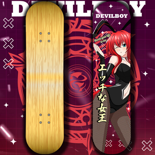 Bunny Girl Rias Gremory Skate Deck