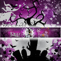 Vehicle Windshield Banner Bunny Suit Sally