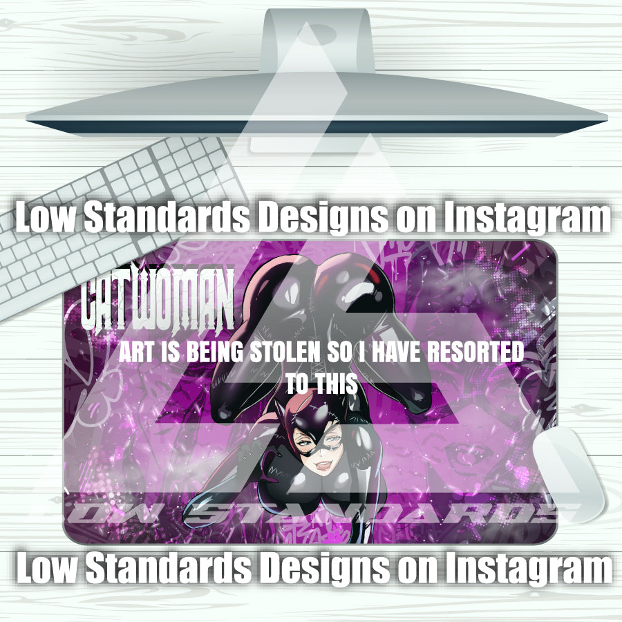 Seductive Catwomen Mousepad