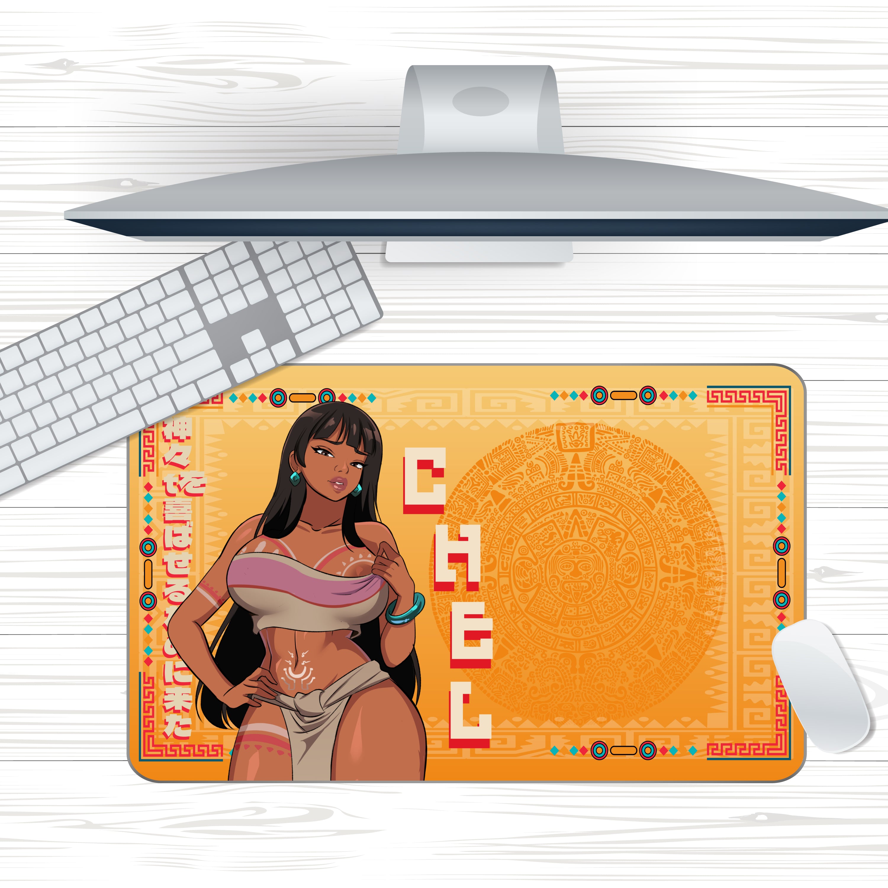 Anime Waifu Chel Mousepad