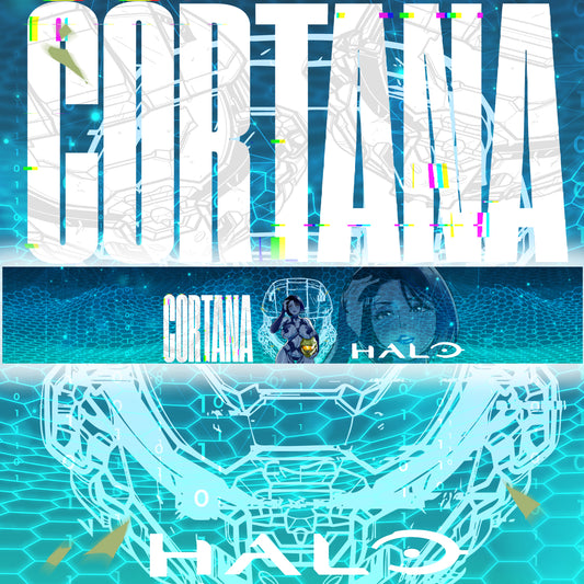 Halo Seductive Cortana Windshield Banner