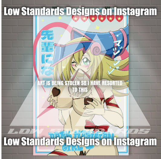 Valentine's Day Dark Magician Girl Poster / Wall Banner