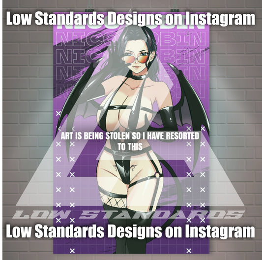 Nico Robin / Nissan Silvia Poster / Wall Banner