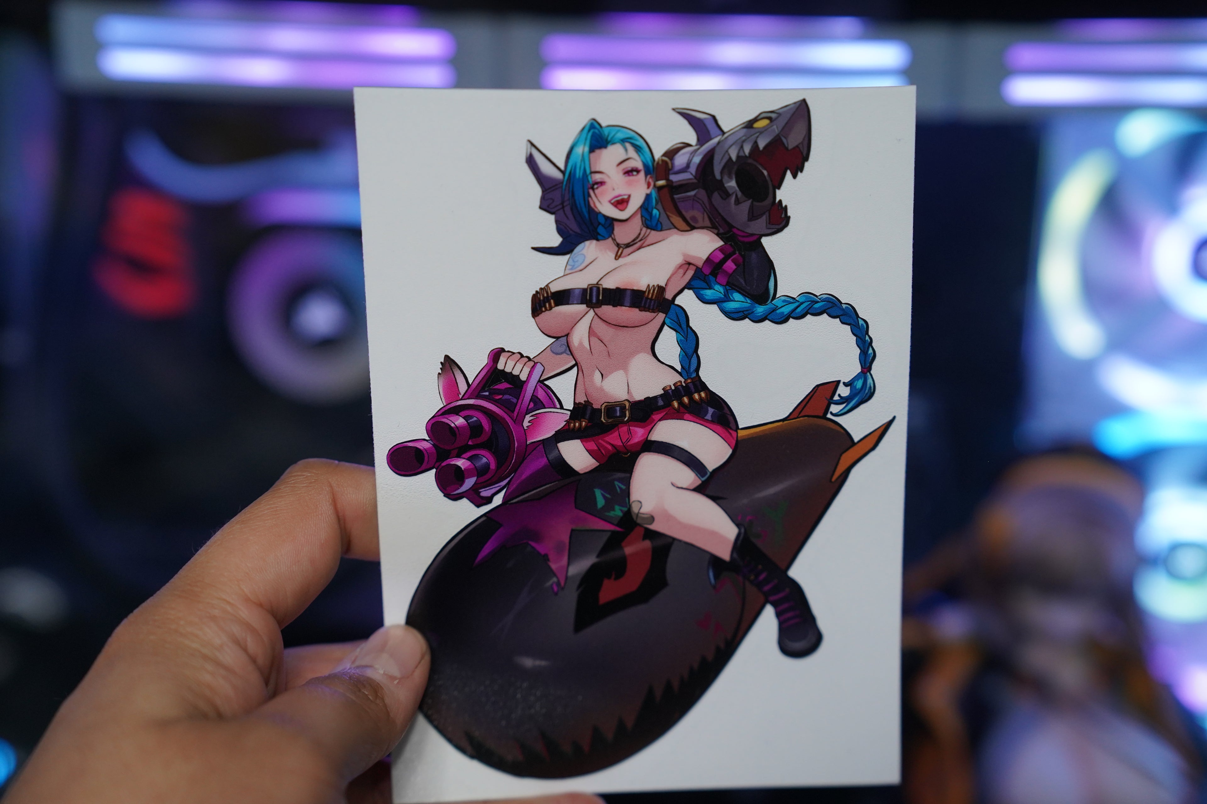 Anime Waifu Jinx Decal #148