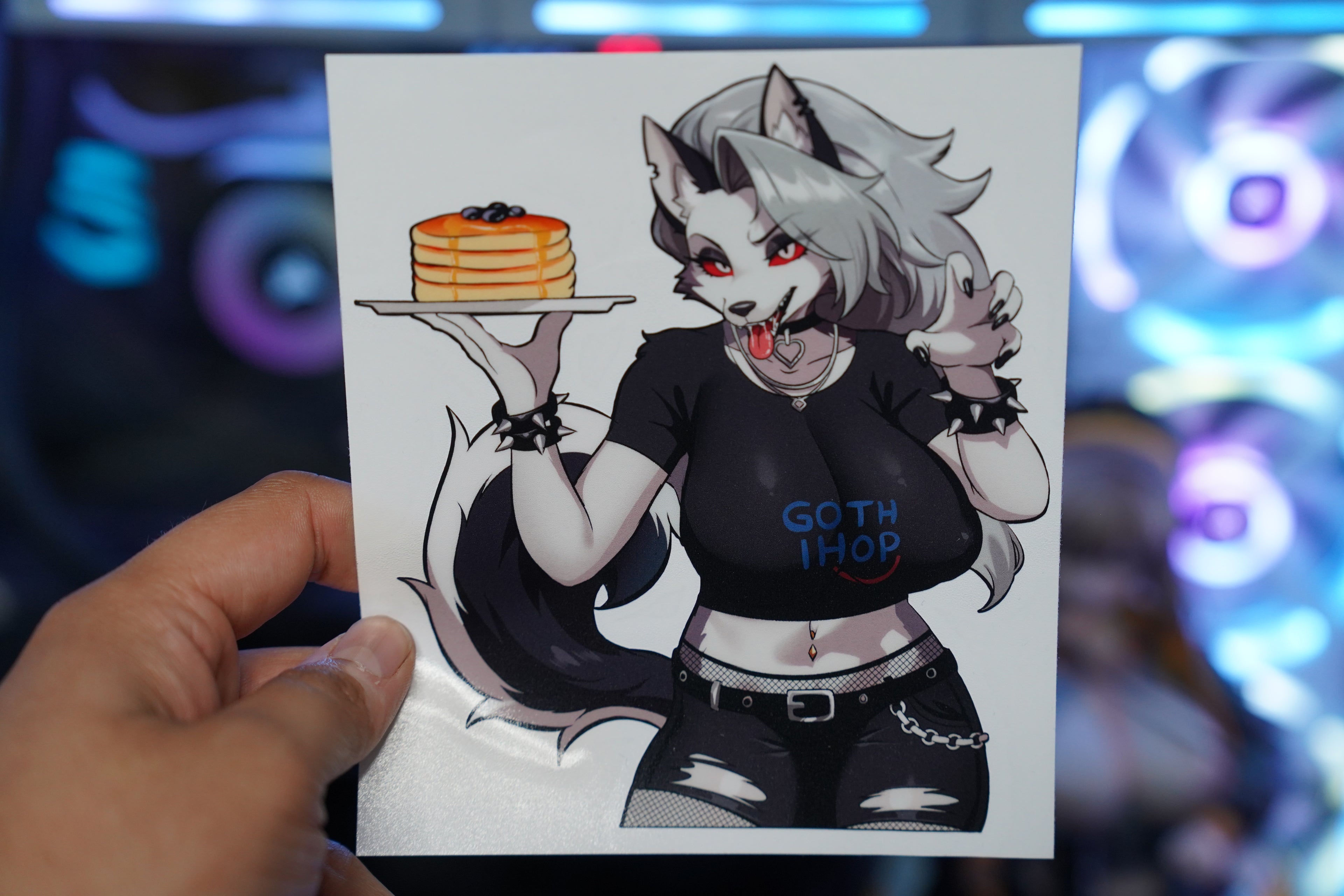 Anime Waifu Loona Wolf Decal #11