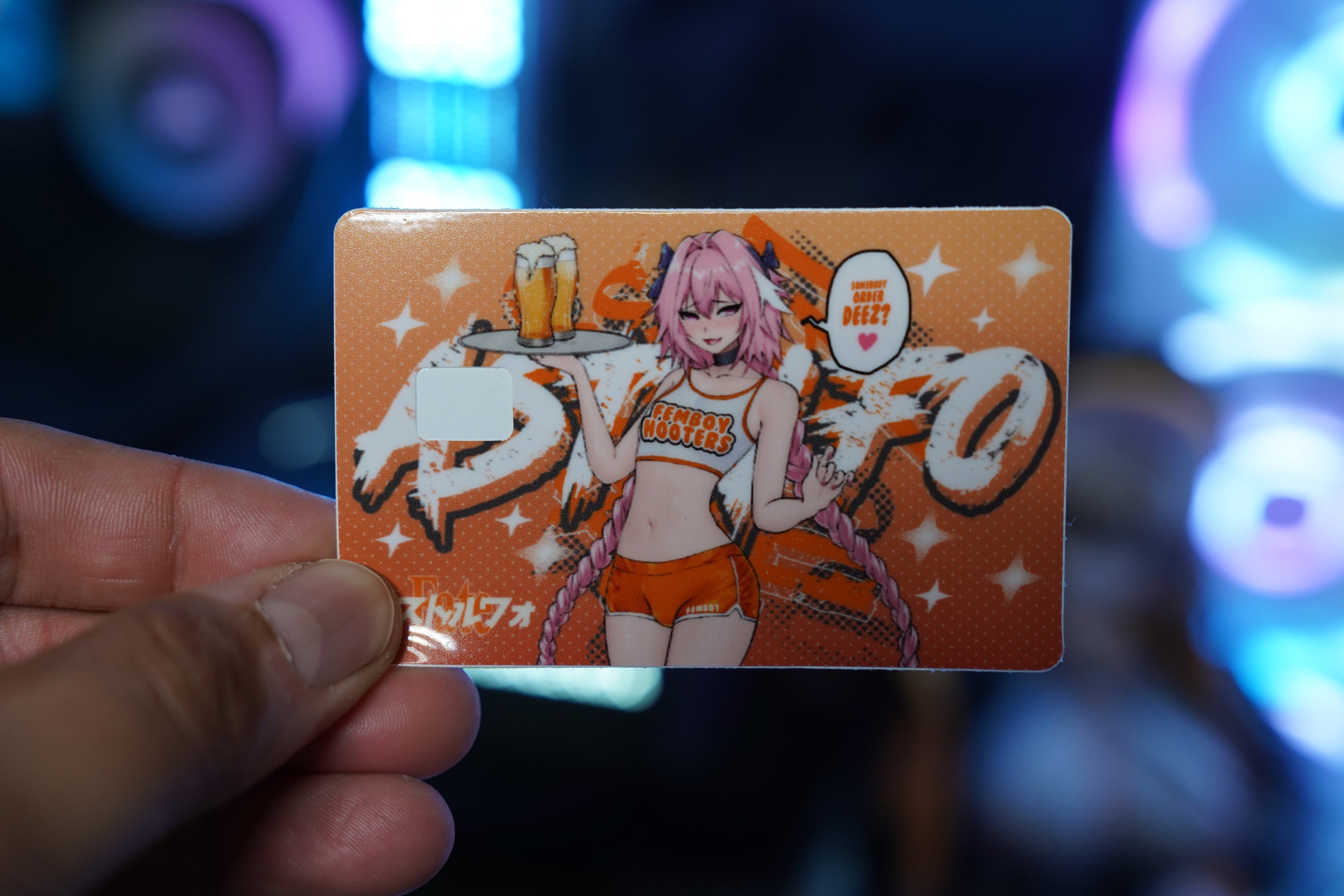 Credit Card Skin Femboy Hooters Astolfo