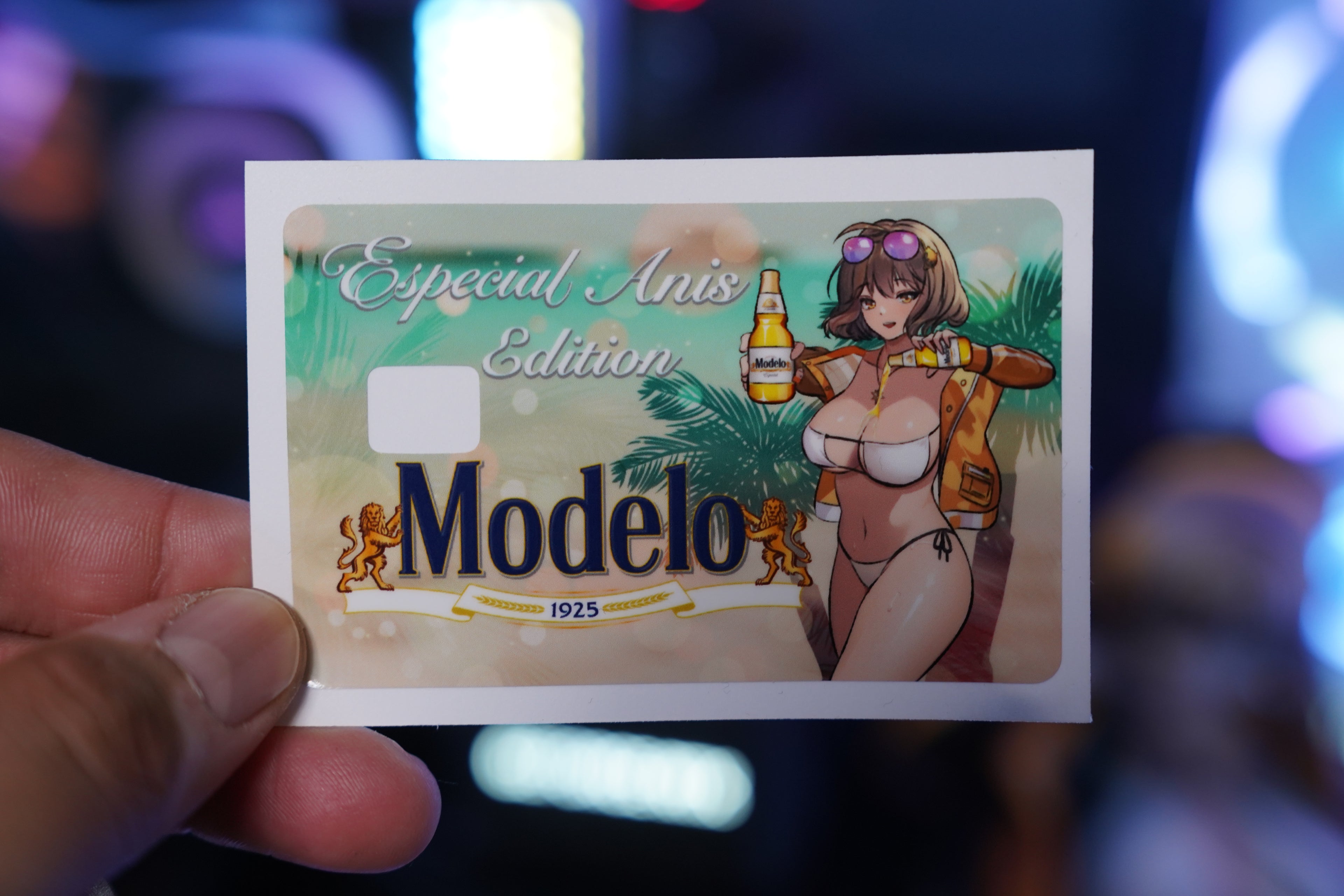 Credit Card Skin Modelo Anis