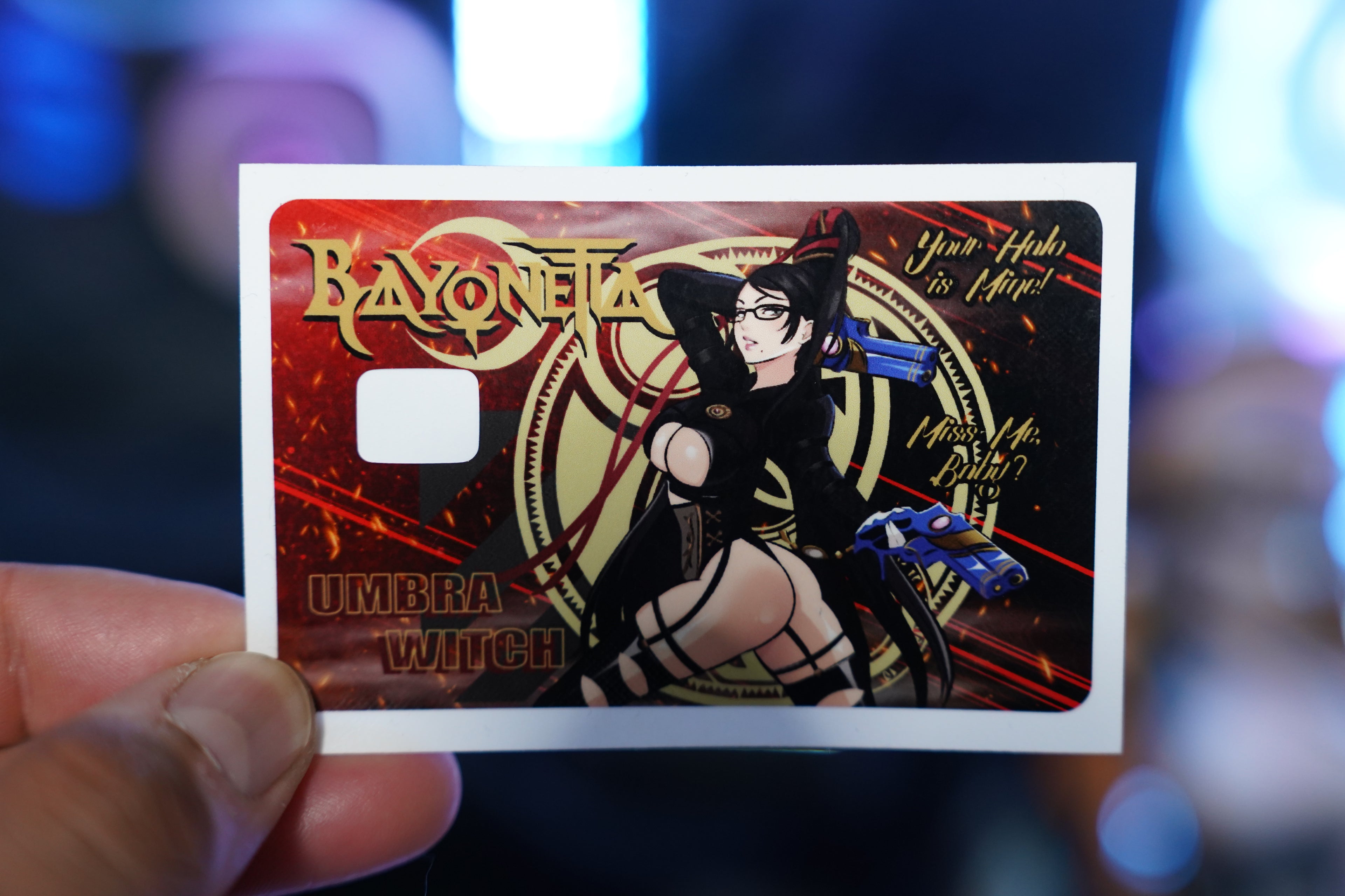 Credit Card Skin Bayonetta