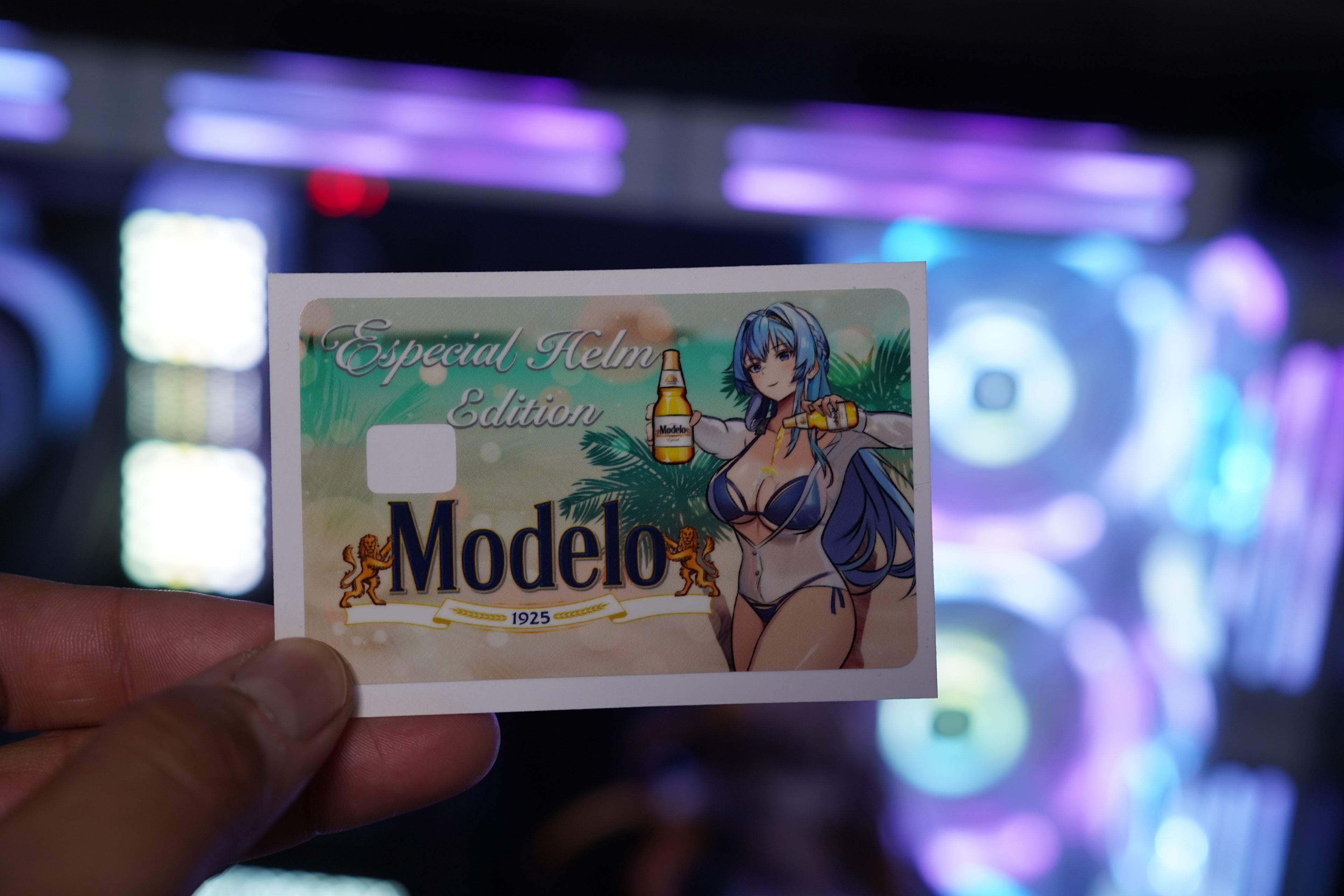 Credit Card Skin Modelo Helm