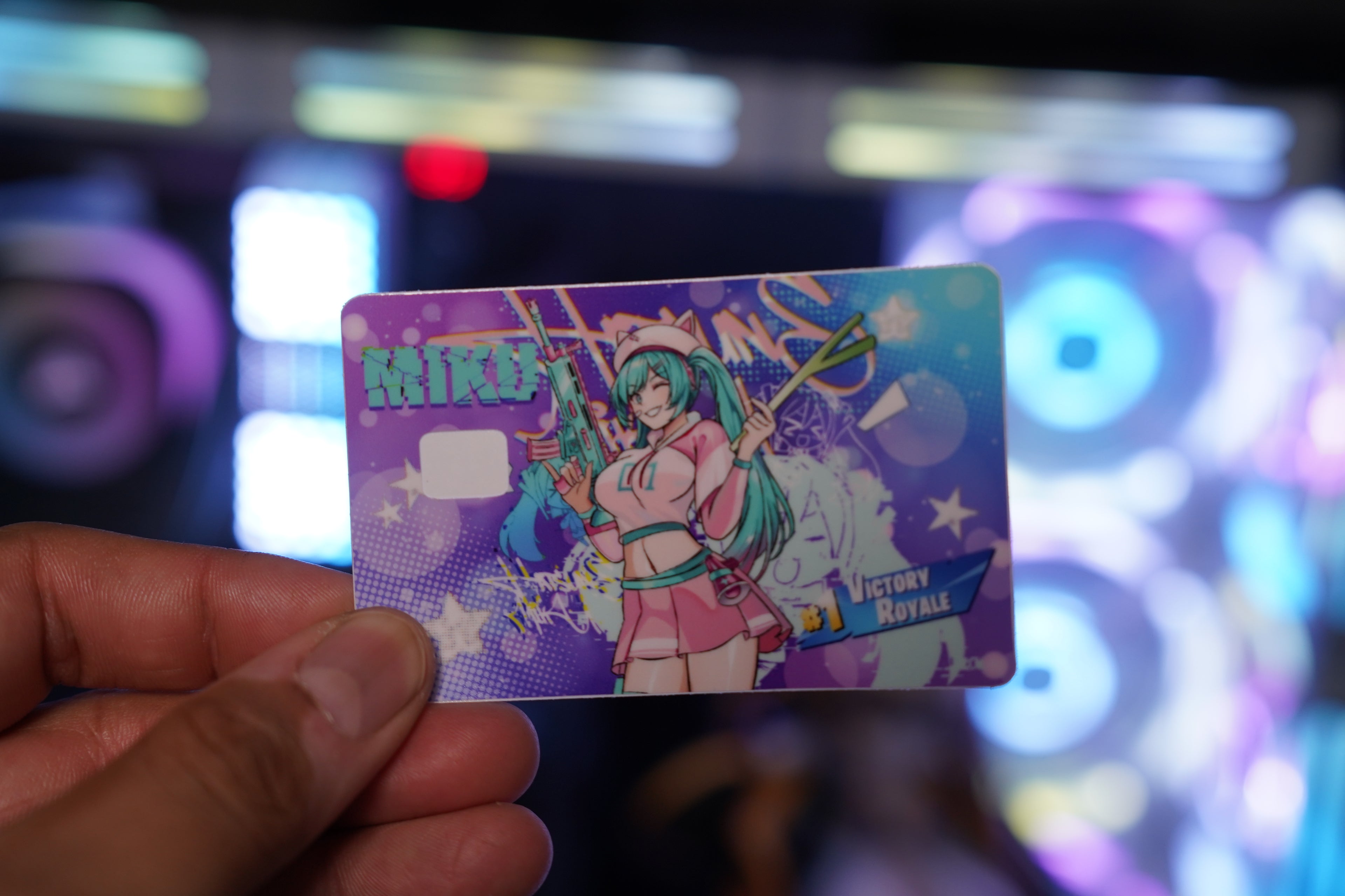 Credit Card Skin Fort Hatsune Miku
