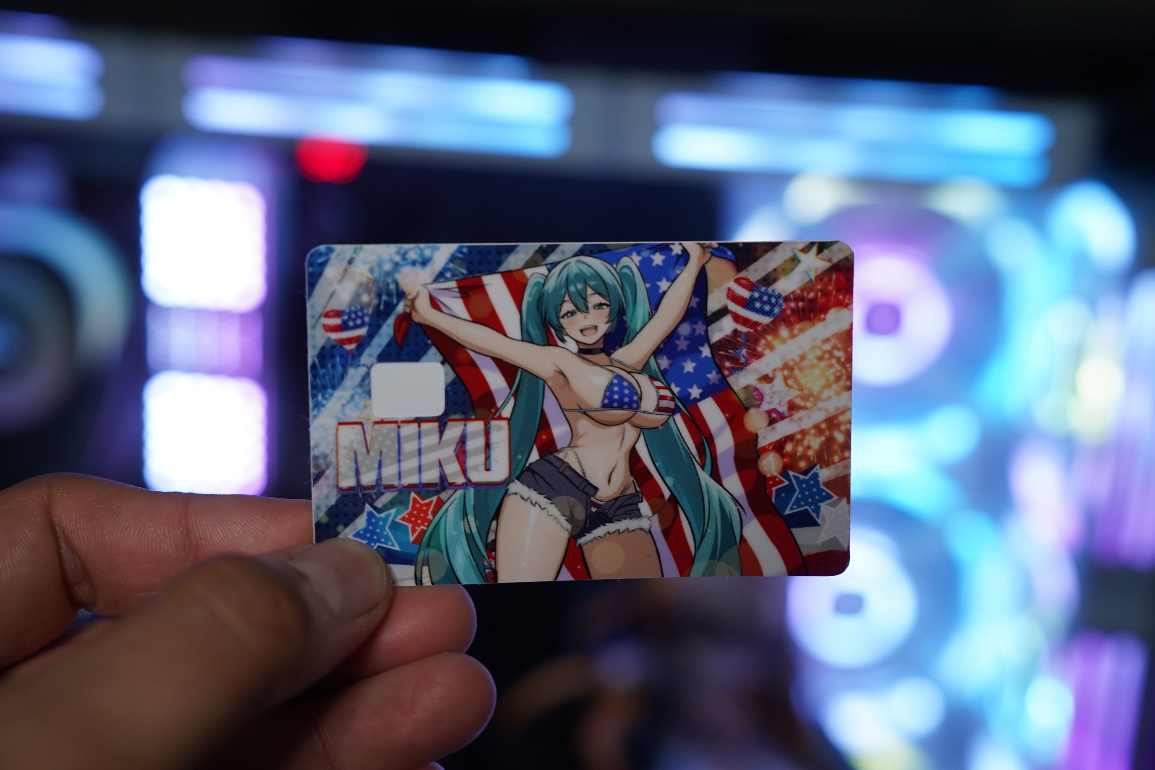 Credit Card Skin American Hatsune Miku