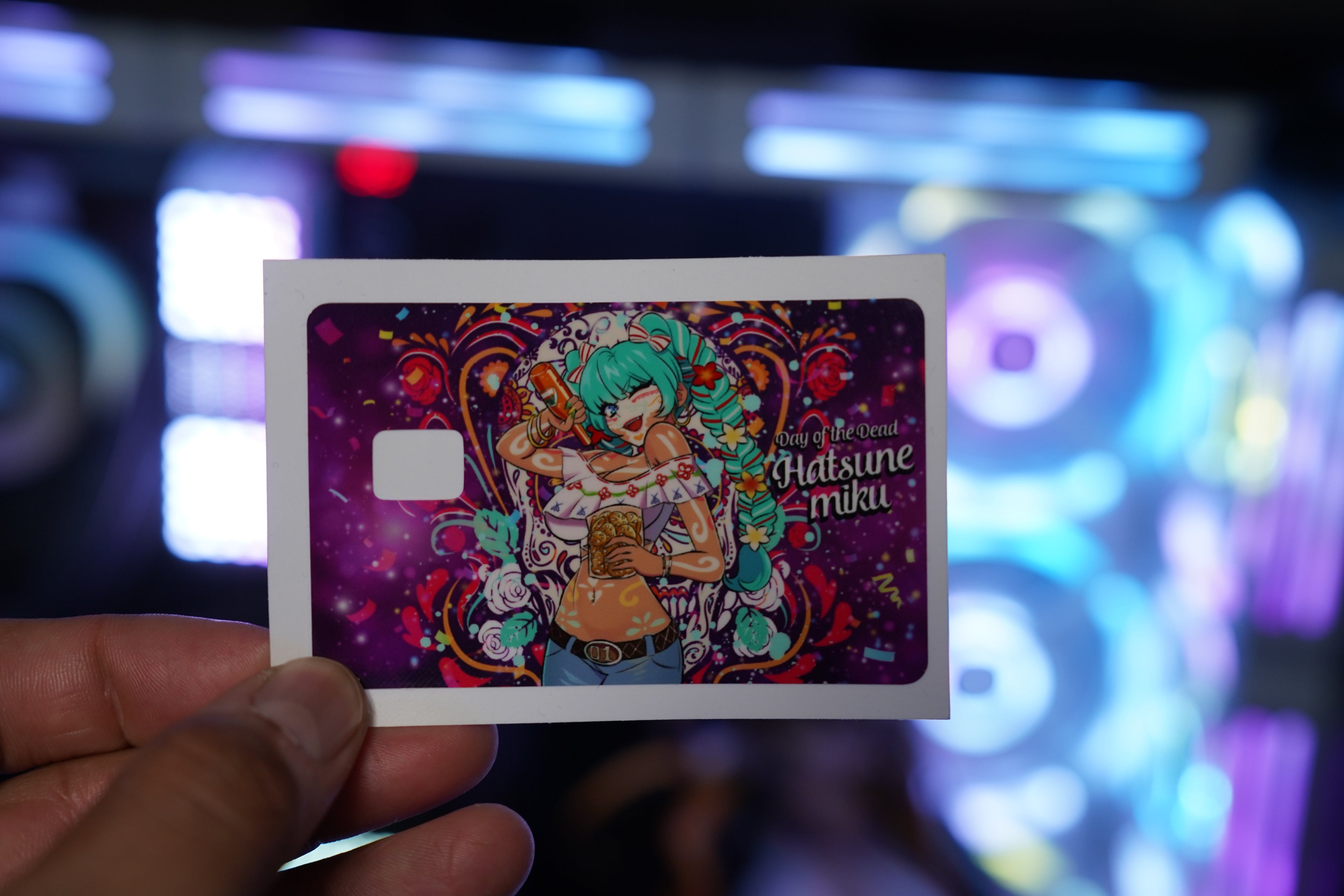 Credit Card Skin Mexican Hatsune Miku