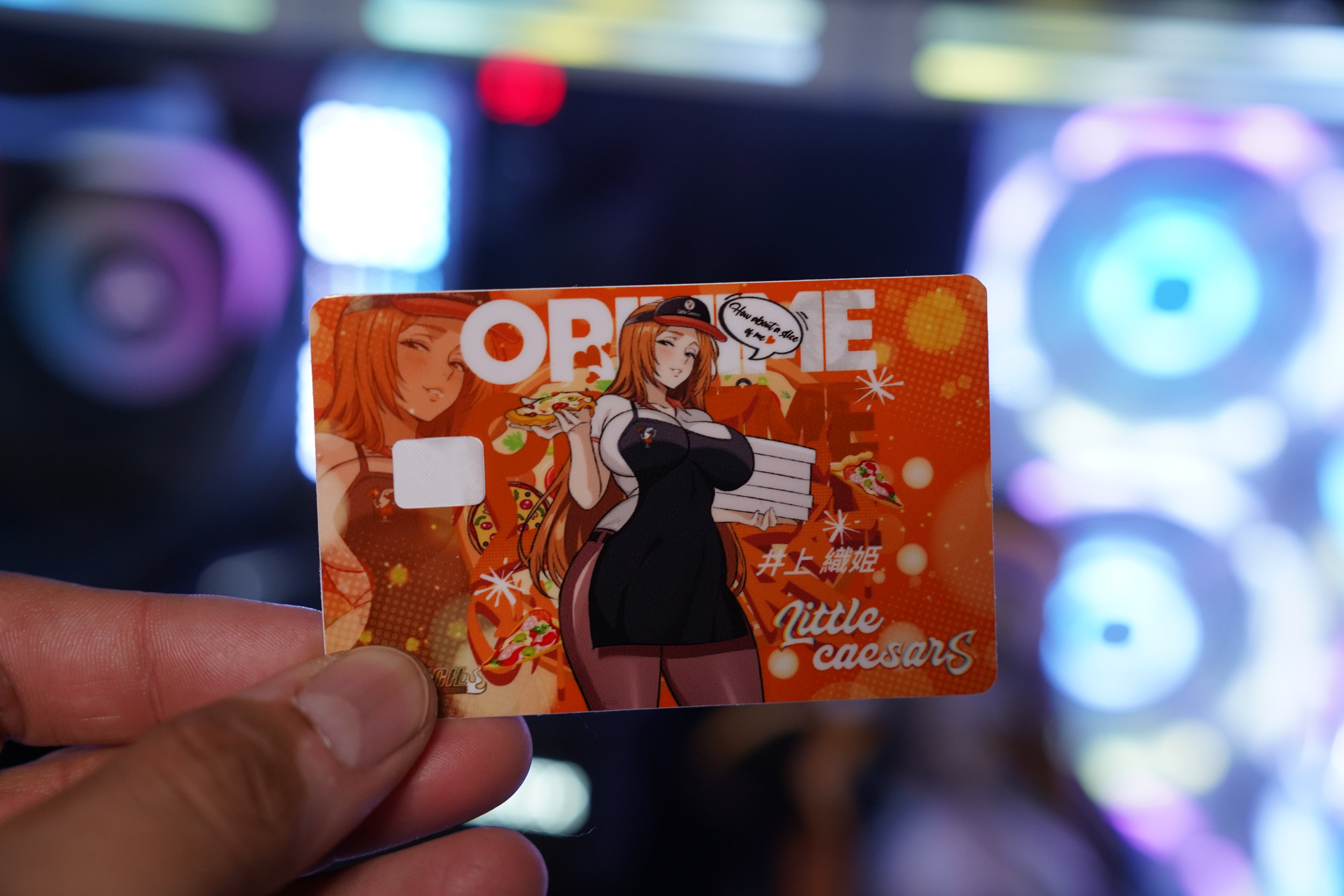 Credit Card Skin Pizza Orihime Inoue