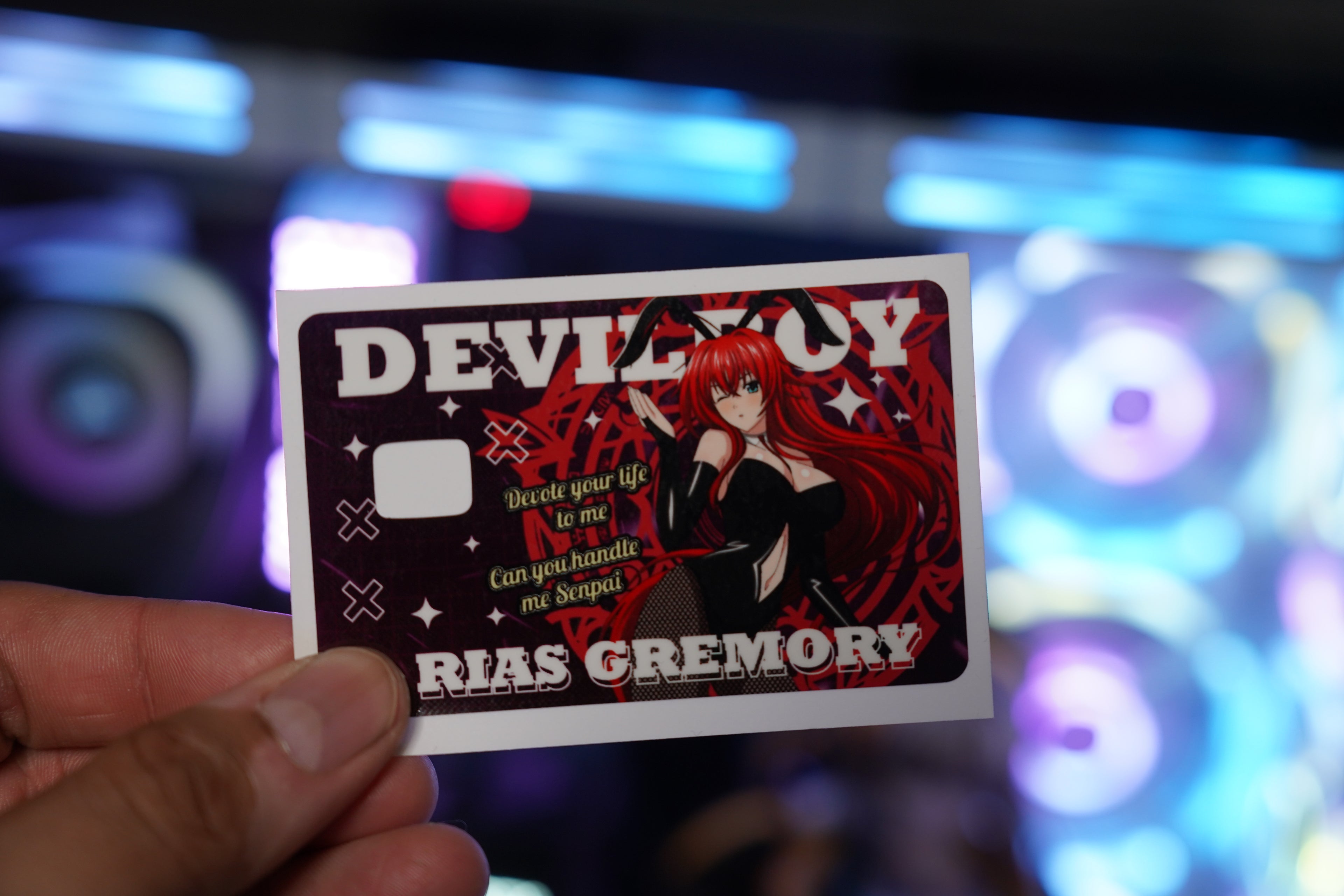 Credit Card Skin Rias Gremory V1