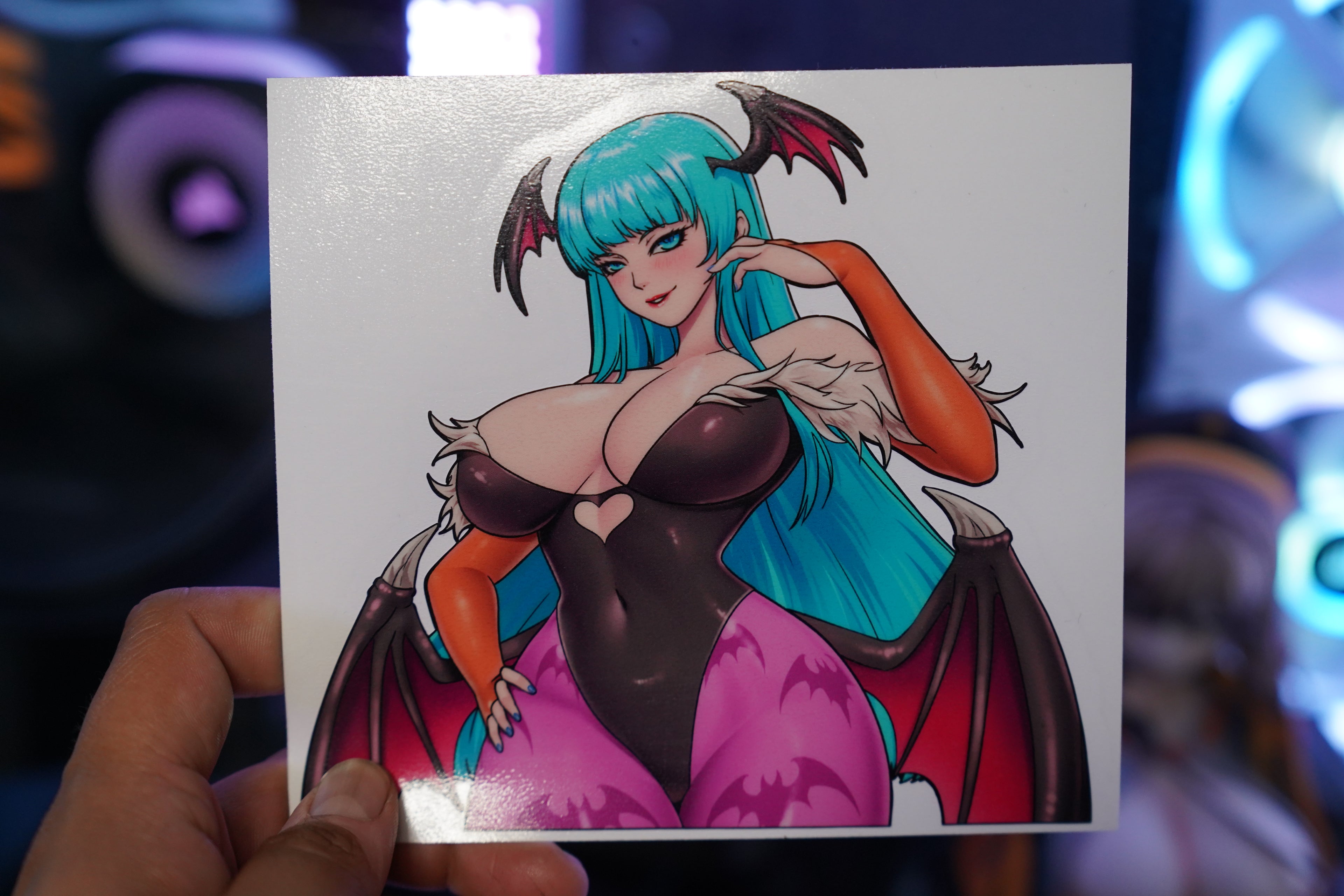 Anime Waifu Morrigan Decal  #142