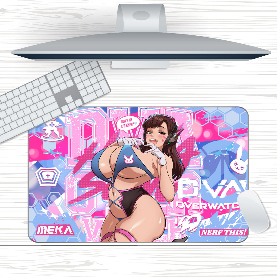 Anime Waifu DVA V2 Mousepad