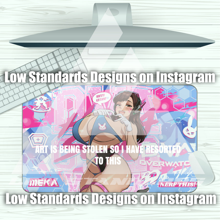 Nerf this! DVA <3 Mousepad