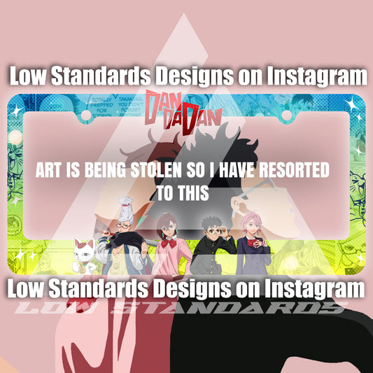 Dandadan License Plate Frame