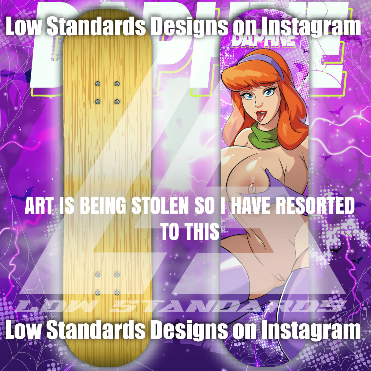 Seductive Daphne <3 Skate Deck