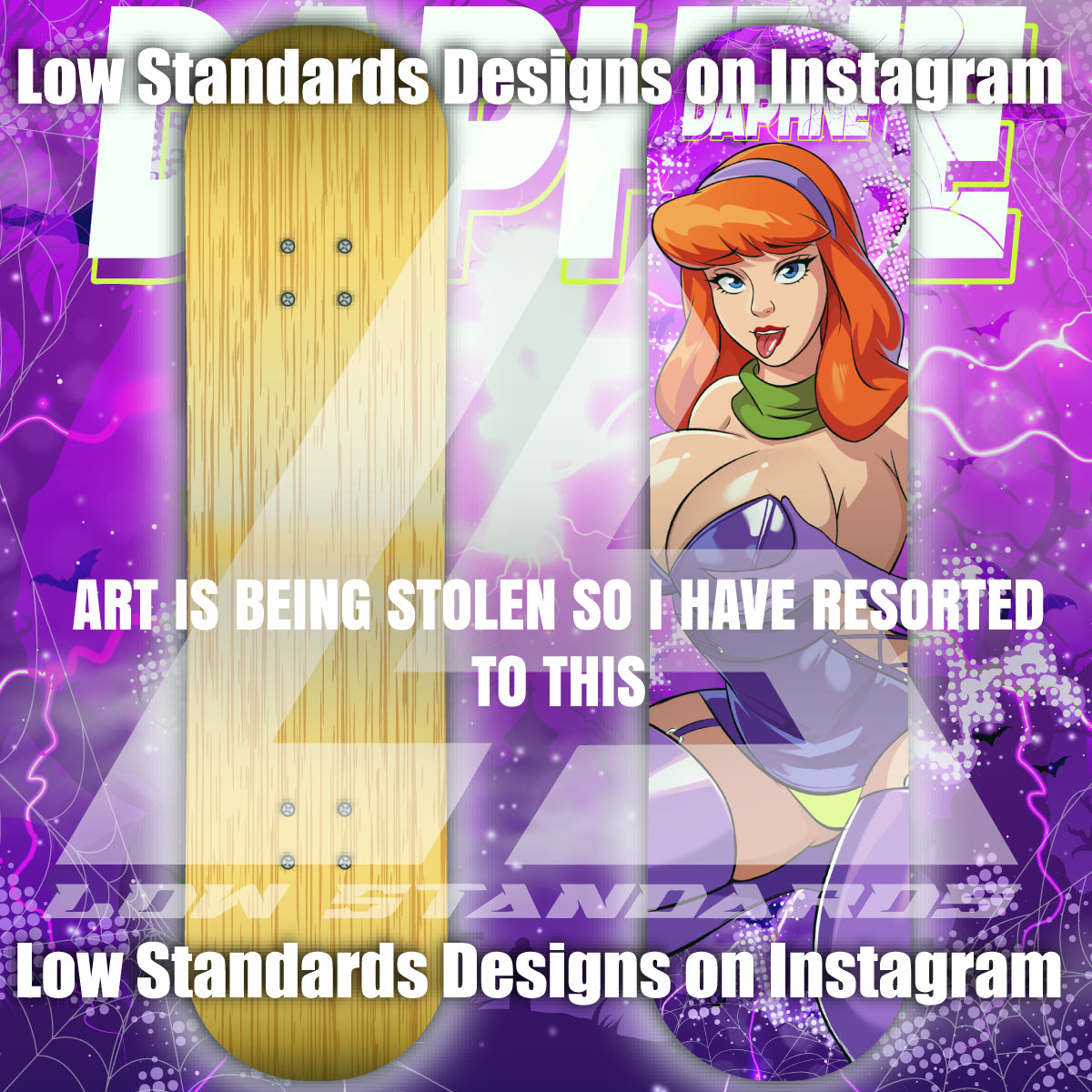 Seductive Daphne <3 Skate Deck