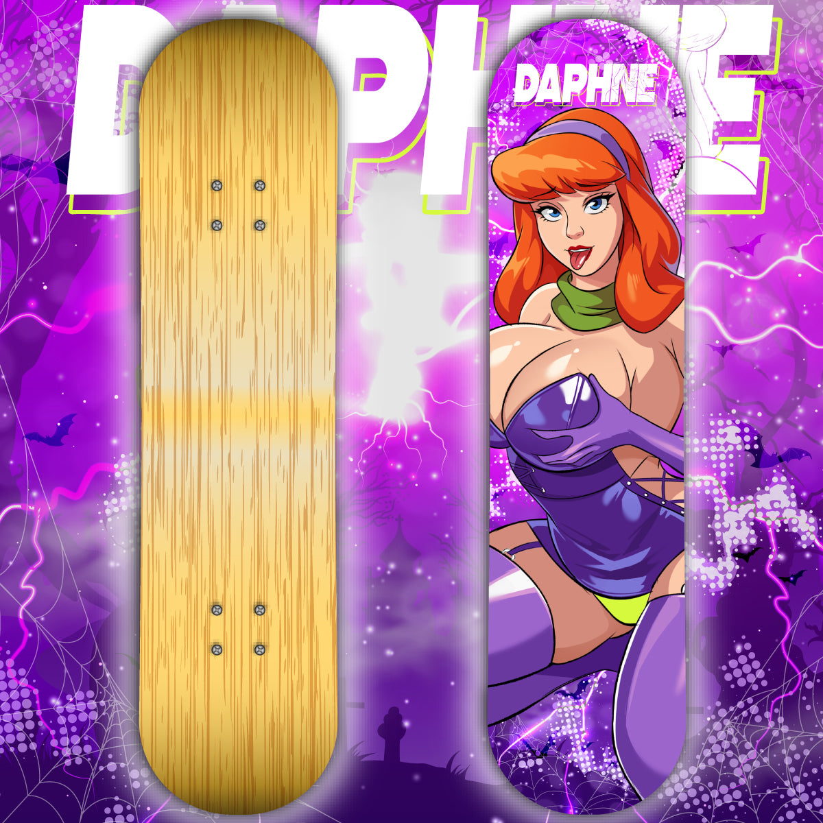 Anime Waifu Skate Deck Daphne