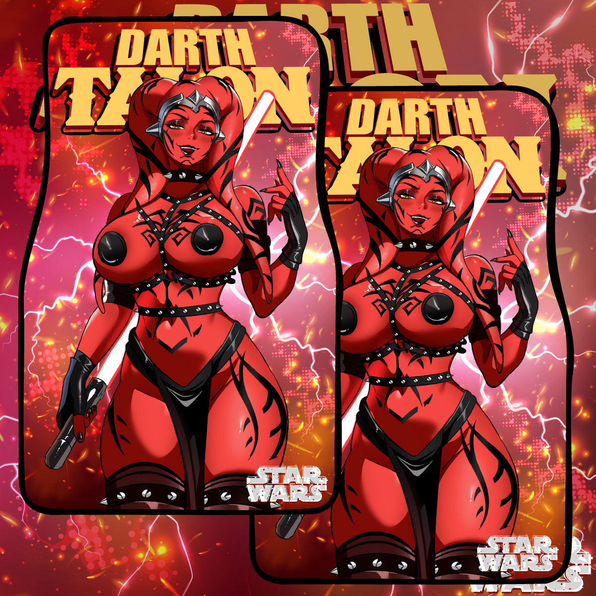 Anime Waifu Car Mats Darth Talon