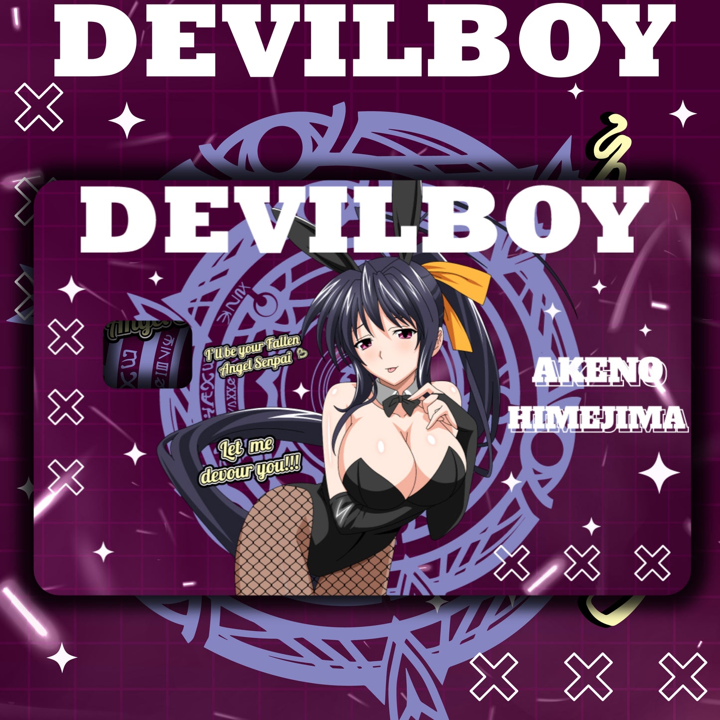 DevilBoy Akeno Credit Card Skin