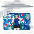 Anime Waifu Pizza Miku Mousepad