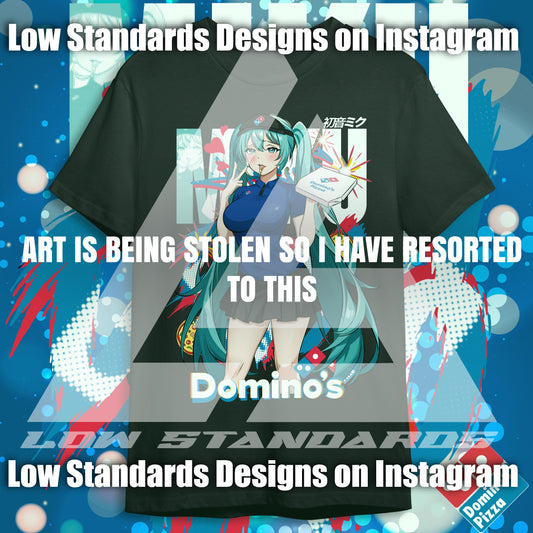Dominos Pizza Girl Hatsune Miku Shirt & Hoodie